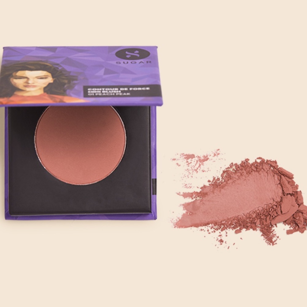 🆕 Sugar mini blush in ‘Peach Peak’